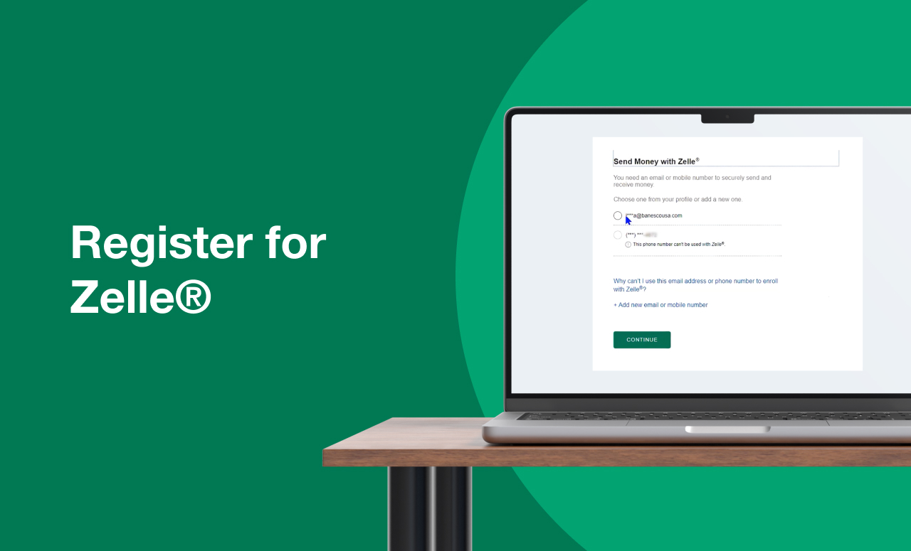 Register for Zelle®